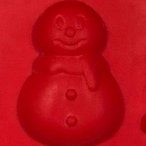 Holiday Snowman Santa Christmas Tree Snowflake Cake Soap Silicon Molds Set - Picture 11 of 14